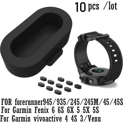 Silicone Dustproof Protective Plugs Caps for Garmin Fenix 5/5X/5S/6/6X Pro/6S Forerunner 935 Smart Bracelet Anti-Dust Protectors