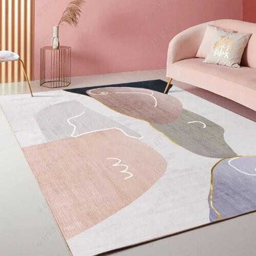 Nordic Carpet Living Room Sofa Carpet Modern Simple Bedroom Bedside Mat Room Hallway Rug