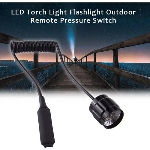 501B Light Military Tail Hunting Tactical LED Torch Black Outdoor Accessories Aluminum Alloy Flashlight Remote Pressure Switch
