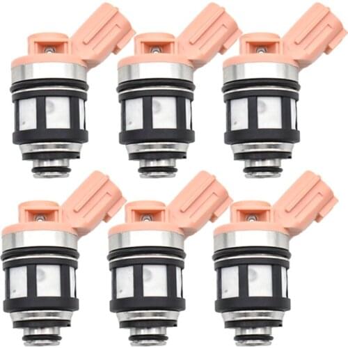 New 6pcs/set 16600-1B000 166001B000 Fuel Injector 16600-9S200 166009S200 for Nissan 3.0L 3.3L