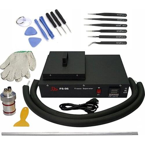 FS-06 7 inchs LCD Touch Screen Separate Frozen Freezer Liquid Nitrogen Separator Machine For s7edge s8 s6 s9