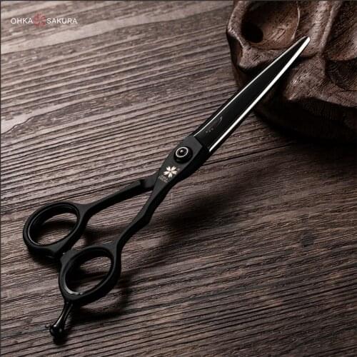 Japan Original "SAKURA" Champion Series Cobalt Alloy Steel High Quality Barber Hair Hairdressing Salon Cutting Scissors S-2