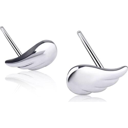 REETI 925 sterling silver wings Stud Earrings for Women Elegant Wedding Jewelry pendientes mujer moda 2019 Brincos