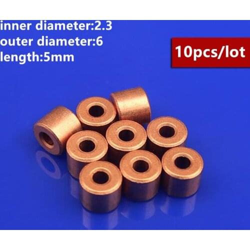 10pcs/lot Precision Oil Bearing Powder Metallurgy Oil Mini Bearing Copper Sleeve Parts
