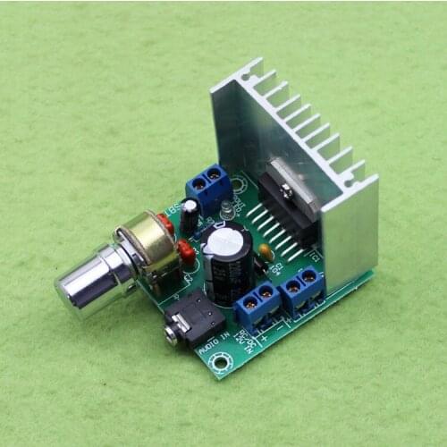 2*15W DC12V TDA7297 Rev B Low Noise Dual Channel Digital Stereo Power Amplifier Board Free Shipping