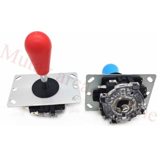 2Pcs Sanwa joystick Oval ball top Arcade Sanwa joystick with microswitch 8 Way Joystick Fighting Stick Parts for Game Arcade