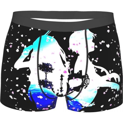 Anime Cherry Blossoms Your Lie in April Manga Serie Underpants Breathbale Panties Mens Underwear Sexy Shorts Boxer Briefs