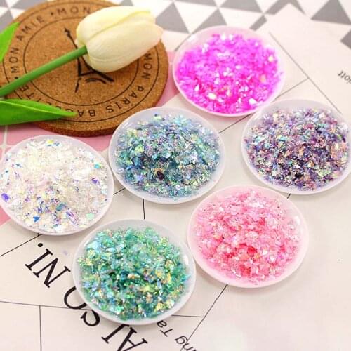 1 Pack Shiny DIY Slime Beads Glitter Slime Supplies Slime Accessories Materials Clay Kids Toys Baby Gifts 12 Color