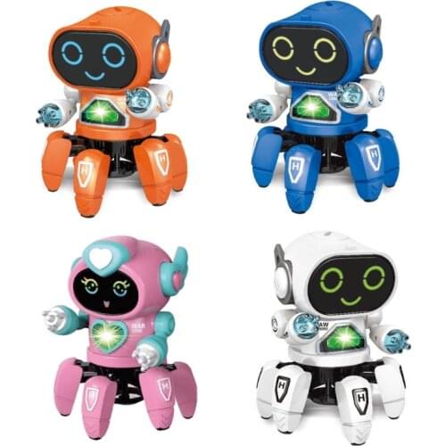 Elecronic Robot Toy Smart Space Walking Dancing Robot Singing Music Robot White/Pink/ Orange/ Blue Dancing Walking Robot