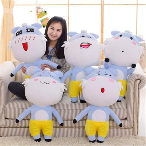 Fancytrader Lovely Plush Donkey Doll Stuffed Soft Anime Donkey Pillow Toys with Expressions Kids Gifts 60cm 24inch