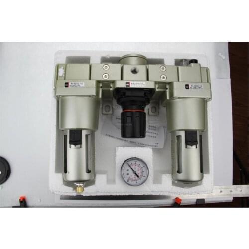 AC AC5000-10A 1" SMC type Air Filter Combination water seperator SNS Modular Type F.R.L. Unit AC(AF5000+AR5000+AL5000)