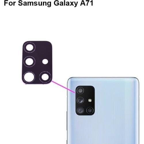 2PCS High quality For Samsung GALAXY A71 5G Back Rear Camera Glass Lens test good For Samsung GALAXY A 71 Replacement SM-A7160