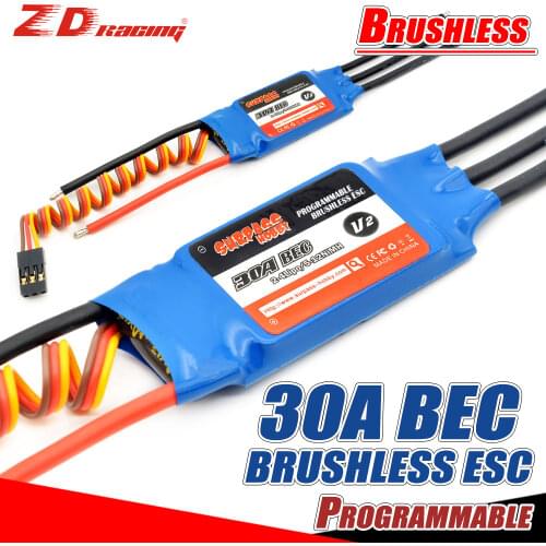 SURPASS HOBBY 30A ESC Motor Speed Controller 2-4S 30A BEC For RC C2830 C2836 C3530 C3536 Motor Quadcopter Airplanes Multicopter