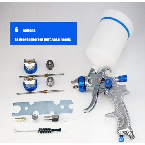 601 HVLP SPRAY GUN 1.4mm 1.7mm 2.0mm steel nozzle Paint spray gun professional Airbrush spray gun for painting cars