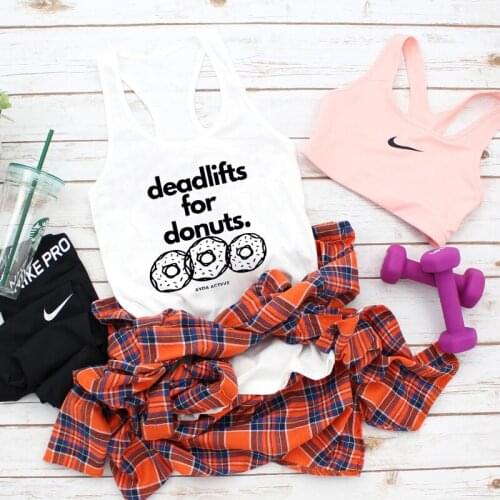 Summer Gym Workout Tanks Funny Lady Flowy Raceback Tops Vest Women Sleeveless Tank Top Casual