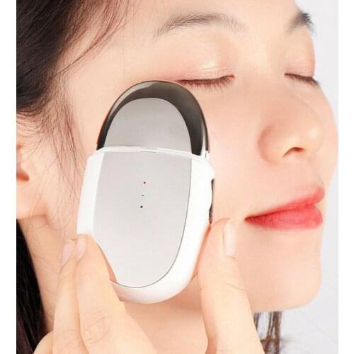 EMS Eye Massager Anti Wrinkle Remove Dark Circles Portable Mini Eye Electric Massage Eye Beauty Device USB Rechargeable With Box