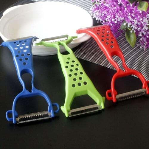 Multi-functional stainless steel fruit knife double-headed peeler peeler peeler plow melon fruit scraper