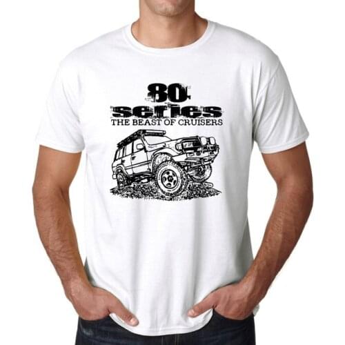 80 Series The Beast Of Cruisers With FZJ80 Land Cruiser DesignNew 20 18 Hip Hop Men And Men Brand Clothing Fashion Tees