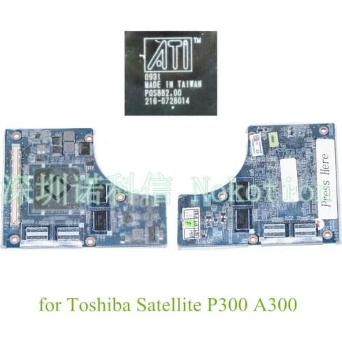 NOKOTION DABD3UB2AC0 For Toshiba satellite P300 A300 Graphics card HD4500 GPU 512M warranty 60 days