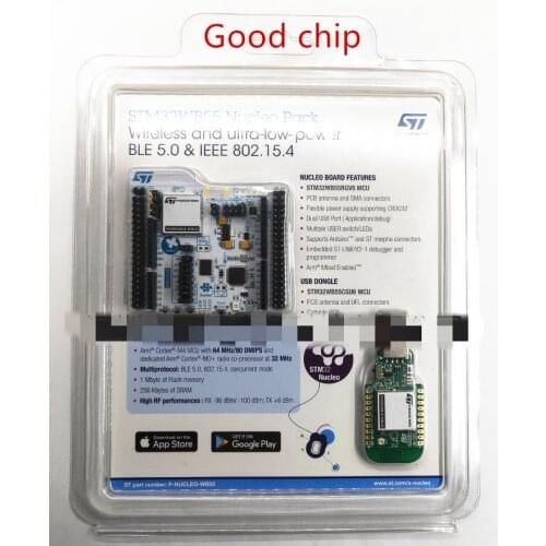 P-NUCLEO-WB55 Development Kits ARM BLE Nucleo Pack including USB dongle and Nucleo-68 with STM32WB55 MCUs