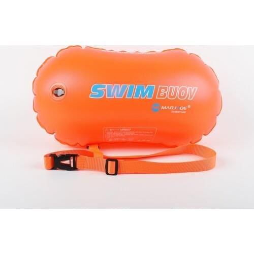 Double airbag swimming floats, atmospheric mouth easy to inflate swimming safety equipment to follow the floating cyst
