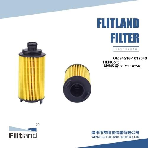 Factory Direct Selling Paper Oil Filter OE NO E4G16-1012040 for Chery A3 M11 M12 Tiggo Niche FL-J118