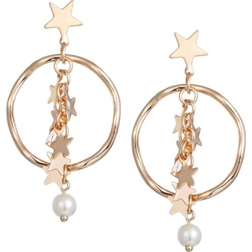 2x Ear Hook Earring Women Wedding Jewelry Mothers Day Valentines Day Gift