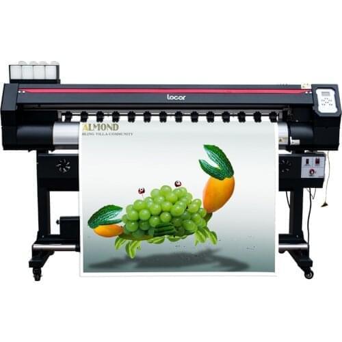Wide Format Advertising Poster Printing Machine With Xp600 Print Head 1800Mm Locor Large Format Eco Solvent Sticker Printer