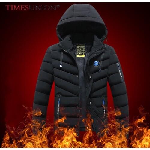 Мужские теплые парки Timesunion China At AliExpress