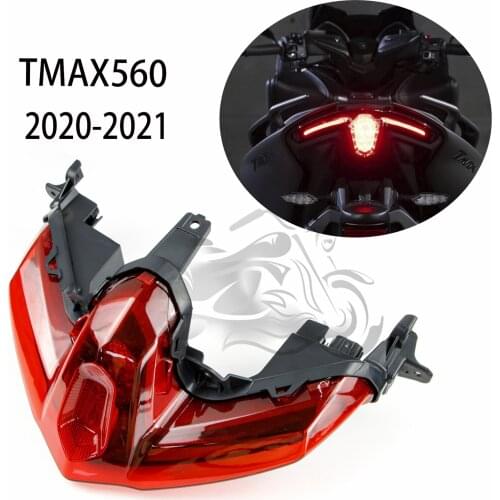 Integrated Rear LED Tail Light for YAMAHA T-MAX560 TMAX560 Tech Max 2020 2021 Turn Signal Brake Taillight XP 560 TMAX 560