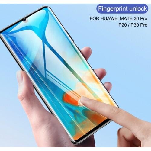 Lamorniea Screen Protector For Huawei Mate 30 Pro Edge Tempered Glass HD Ultra Thin Full Cover Glass For Huawei P30 P20 Pro Film