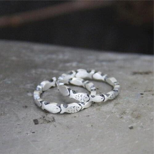 Bijoux 2019 New Designer Silver Color Fish Rings For Women Adjustable Size Ring Party Gift Bridal Jewelry Anillos