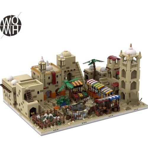 Star Space Wars New Hope Seriers Desert Village Mos Eisley-Cantina Skywalke Building Block Brick Toysgift