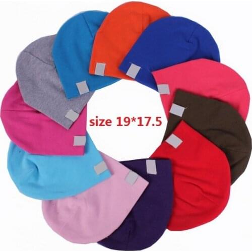 Wholesale 10piece/lot 15 colors available baby hat baby cap infant cap cotton infant hats skull caps toddler boys & girls gift