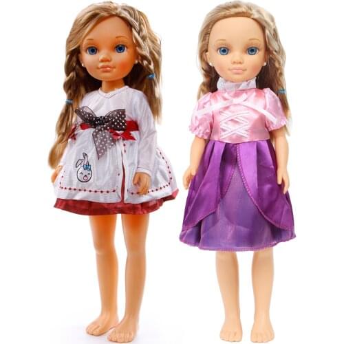 2Pcs / Set Doll Dress Clothes for Nancy Dolls Accessories Cute Princess Skirt Dating Daily Casual Wear Bow-knot Outfit Girl Toy