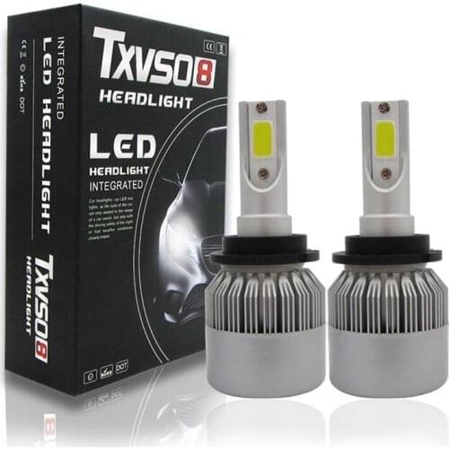 2 x D2S D4S T2 Bulbs LED Headlight Kit Diamond White Light CarAuto Driving Beam 6000K