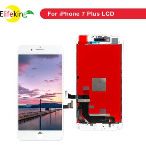 5PCS/Lot For iPhone 7 7 Plus LCD Display No Dead Pixel OEM LCD Touch Screen With 3D Touch Screen Digitizer Assembly replacement