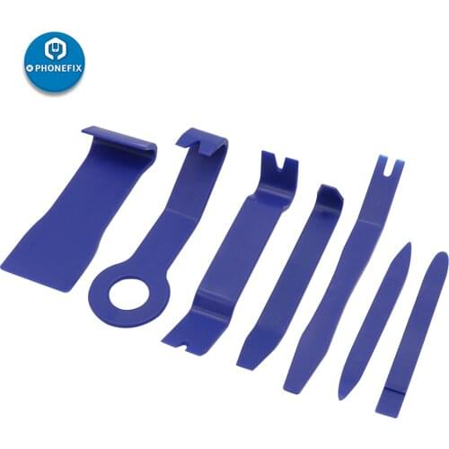7Pcs Car Radio Removal Tool Kit Car Interior Pry Kit Auto Door Clip Panel Trim Dashboard Disassembly Repair Tool Hand Tool Set