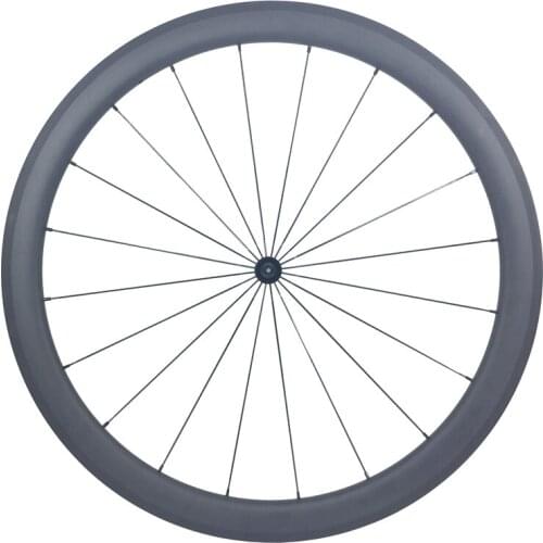 700C 45mm tubular 25 wide DATI R6 straight pull hub road bicycle carbon front wheel V Brake basalt brake track 3K glossy wheels