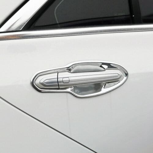 ABS Chrome Side Door Handle Bowl Cover Trim 8pcs For Cadillac XT5 2016 - 2019