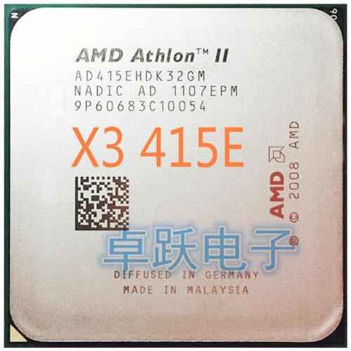 AMD Athlon II X3 415e X3-415E 2.5GHz Triple-Core CPU Processor Socket AM3 free shipping