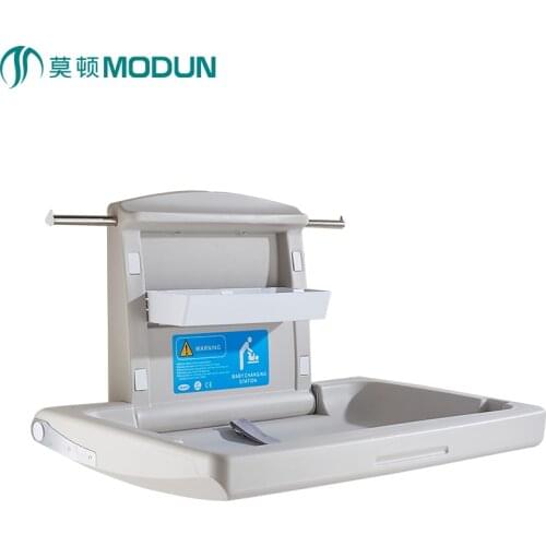 Anti-vandal horizontal vertical infant diaper station baby changing table baby change station