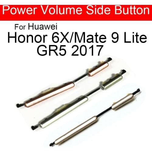 Power Volume Side Button Flex Ribbon For Huawei Honor 6X / GR5 2017 / Mate 9 Lite Up Down Button Replacement Repair Parts