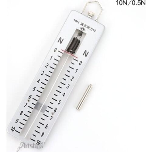 Large metal dynamometer 10N J14011 aluminium alloy spring dynamometer teacher demonstration physical laboratory equipment