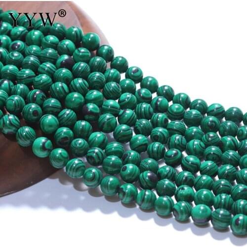 Natural Malachite Beads Green Color 6 8 10mm Pick Size Gemstoned Stones Round Loose Beads Accessories For DIY Jewelry Making