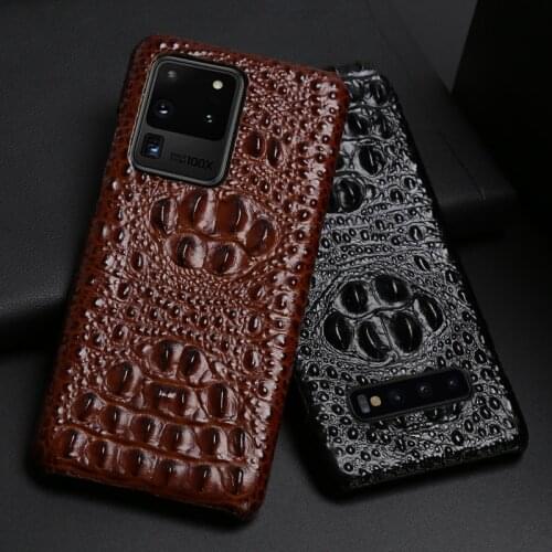 Leather Phone Case For Samsung Galaxy For S20 Ultra S10 S10e Plus Note 20 ultra 10 Plus A71 A50 A51 A70 Case Cowhide cover