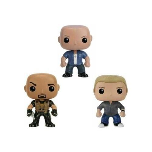 The fast and furious 275# 276# 277# Vinyl Action Figures Collection Model Children Toys