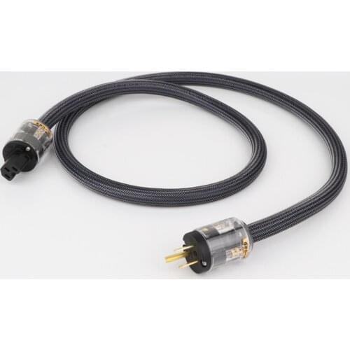 Hifi Audio 4N OFC Copper 10AWG Bulk Cable US AC Power Cord Cable AC Mains Power Cable With P-029 C-029 Power Plug Connector Jack