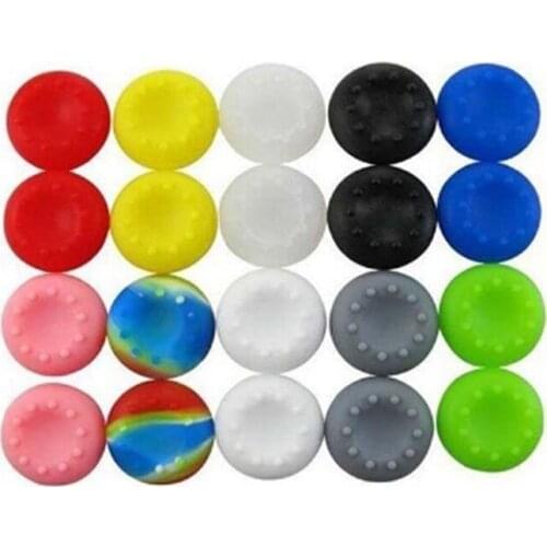 Thumb Stick Grips Caps For PS4 Pro Slim Silicone Analog Thumbstick Grips Cover For Xbox Accessories