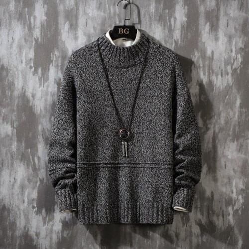 MenS Sweaters Spring Autumn Winter Clothes 2020 Pull OverSize M-4XL 5XL Korea Style Casual Standard Pullovers